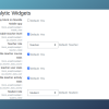 Analytics Widget